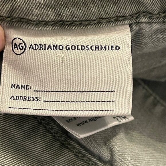 AG Adriano Goldschmied The Caden Women's Size 27 Green, olive Jeans - Picture 8 of 11